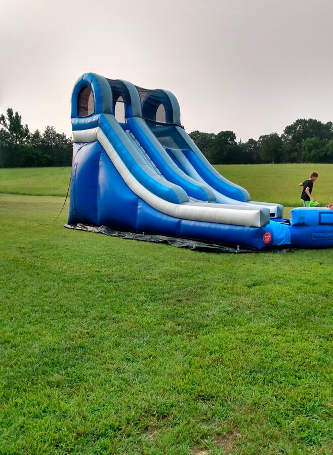 Blue Water Slide Wet / Dry