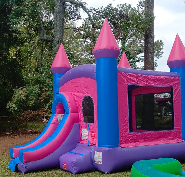 Pink Bounce House